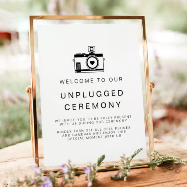 Poster SYMBOLE Mariage DE LA Cérémonie Moderne Sans Bouch (Créateur téléchargé)