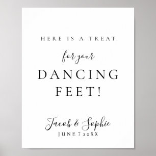 Poster Symbole mariage de Mordern Dancing pieds