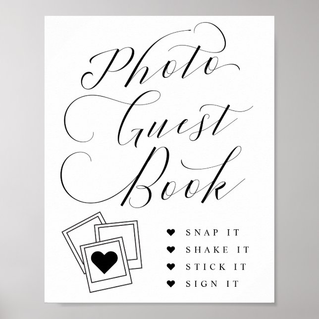 Poster Symbole Mariage du script de calligraphie du livre (Devant)
