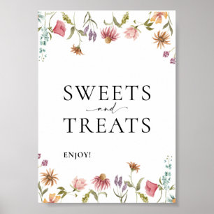 Poster SYMBOLE Mariage fleur sauvage Sweet and Traitement