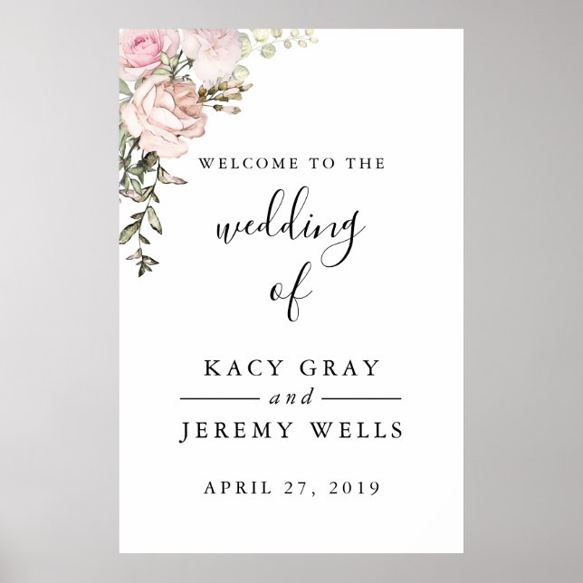 Poster SYMBOLE Mariage Floral Spring (Devant)
