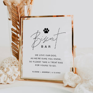 Poster SYMBOLE Mariage POUR ANIMAUX À Biscuits HARLOW