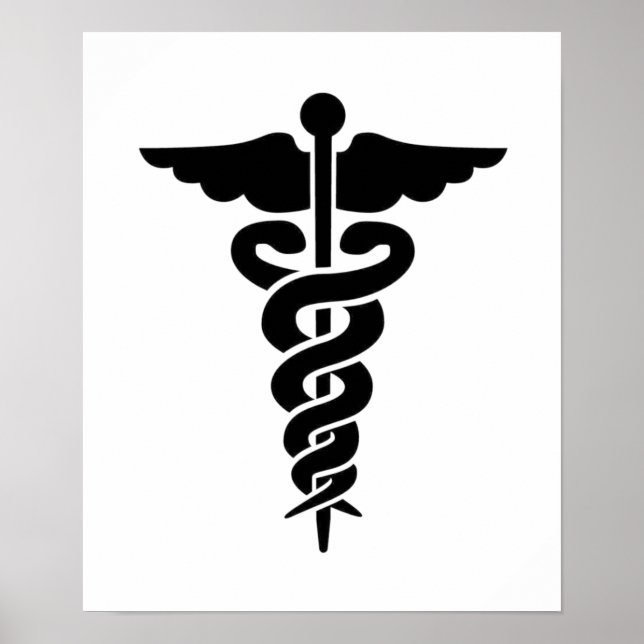 Poster Symbole médical (Devant)