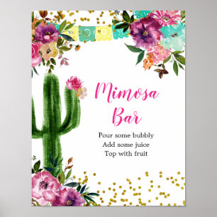Poster Symbole mexicain coloré Taco à propos d'amour Mimo