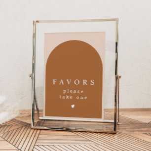 Poster SYMBOLE MIA ARCHIVÉ FABRIQUÉ orange moderne Faveur