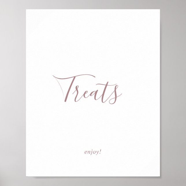Poster SYMBOLE MINITAIRE Rose Gold Traitements (Devant)
