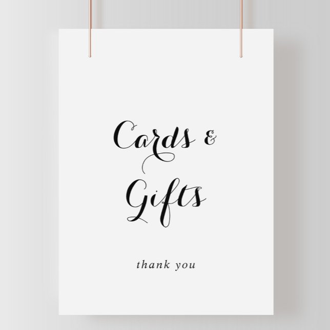Poster Symbole moderne de cartes et cadeaux (Créateur téléchargé)