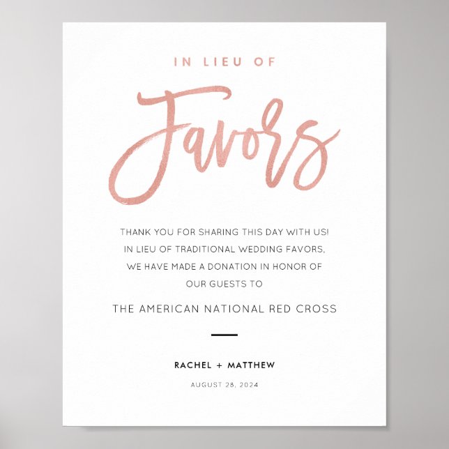 Poster Symbole moderne Fairytale Rose Or En Lieu Et Place (Devant)