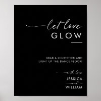 Symbole moderne Laisser l'amour Mariage lumineux