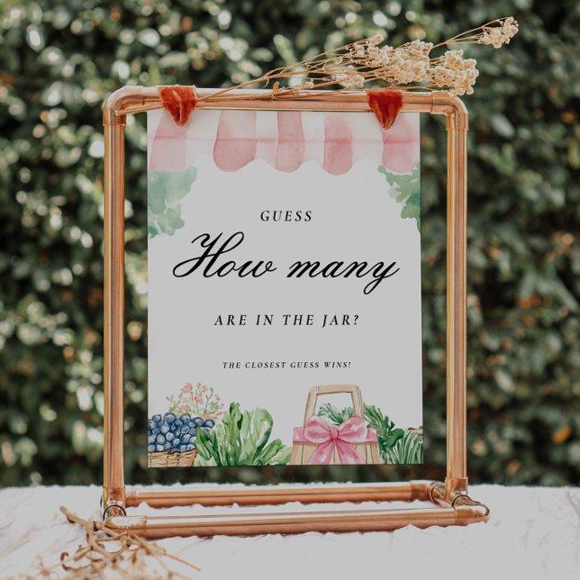 Poster Symbole nuptial de baisers frais hors du marché (Créateur téléchargé)