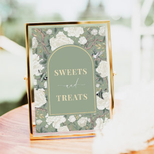 Poster Symbole nuptial Sweets & Soins Sage Green Chinoise