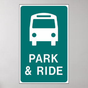 Poster Symbole Park and Ride