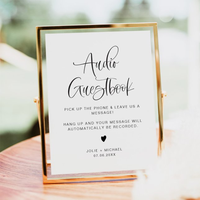 Poster SYMBOLE RÉGULIER MINIMUM Boho Mariage Audio (Créateur téléchargé)