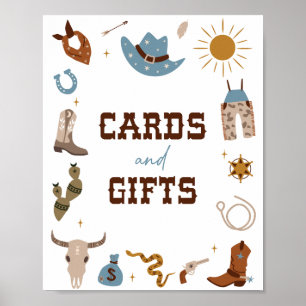 Poster Symbole Rodeo 1er anniversaire Cartes et cadeaux