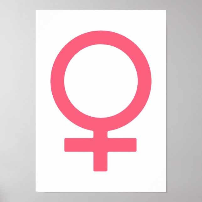 Poster Symbole rose de la Vénus (Devant)