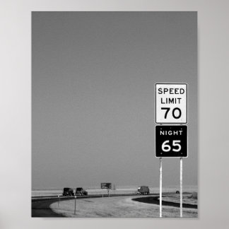 Poster SYMBOLE ROUTIER DU Texas