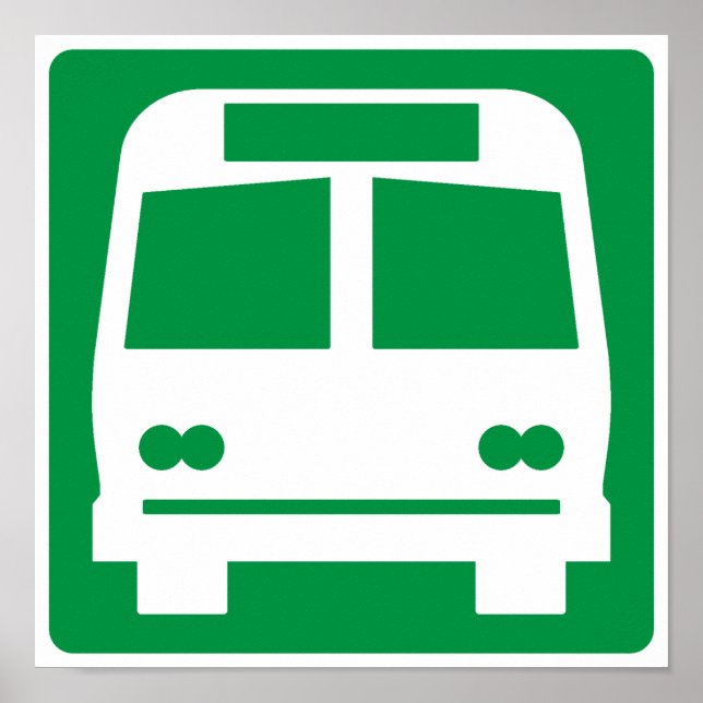 Poster Symbole routière (Devant)