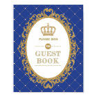 Symbole Royal Blue Gold Prince Anniversaire du liv