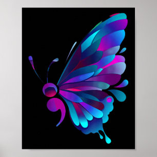 Poster Symbole Semicolon Santé mentale Prévention du suic