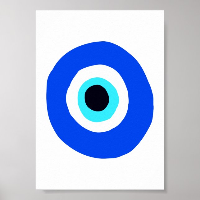 Poster Symbole simple grec de l'oeil (Devant)