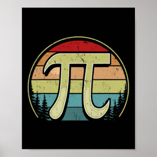 Poster Symbole simple Pi Jour National Pi Hommes Femmes M