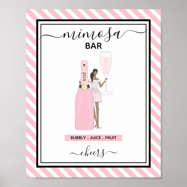 Poster Symbole unique de la barre Mimosa (Devant)