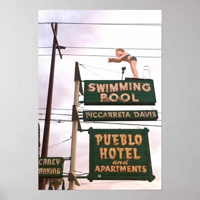 Poster SYMBOLE vintage Tucson Arizona (Devant)