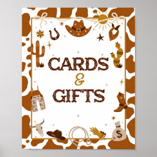 Poster Symbole Western Cards & Cadeaux