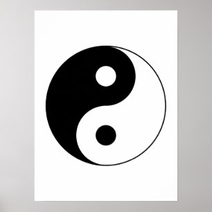Poster SYMBOLE YIN Yang