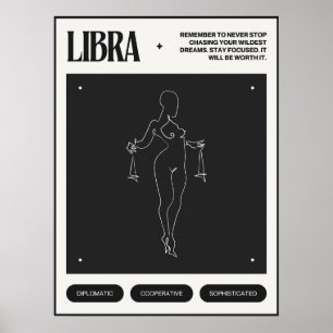 Poster SYMBOLE Zodiaque Libra