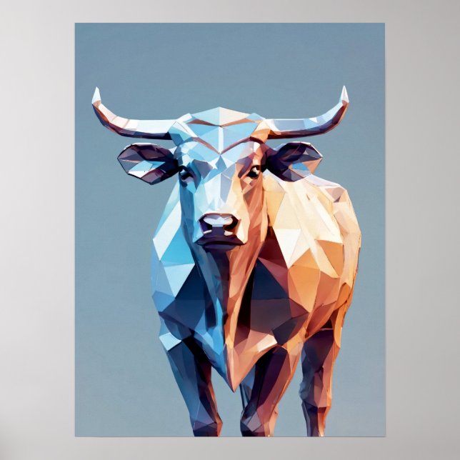 Poster SYMBOLE Zodiaque Taurus (Devant)