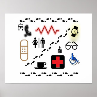 Poster Symboles de santé