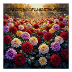 Poster Symbolisme du Chrysanthème