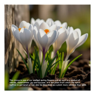 Poster Symbolisme du Crocus