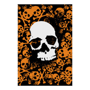 Poster Symétrie Eerie : Un tableau vibrant de couleurs hu