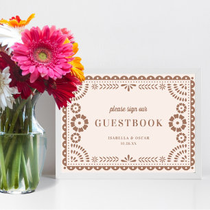 Poster Sympathique Papel Neutre Picado Mariage