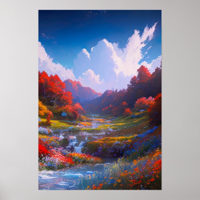 Poster Symphonie colorée de Forest (Devant)