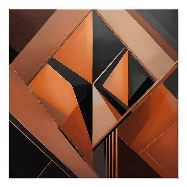 Poster Symphonie d'Angles et de Tons de Terre (Devant)