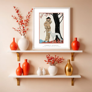 Poster Symphonie d'automne - Illustration de mode par G. 