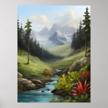 Symphonie de la nature dans le réalisme Abstrait