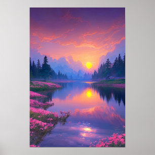 Poster Symphonie du soir de la nature