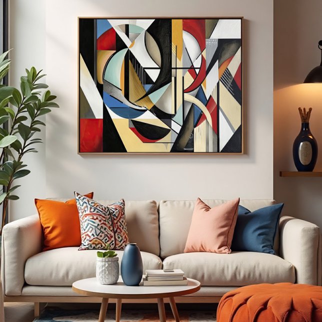 Poster Symphonie géométrique parfaite harmonie (Créateur téléchargé)