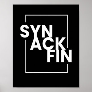 Poster SYN ACK FIN IT Code pirate