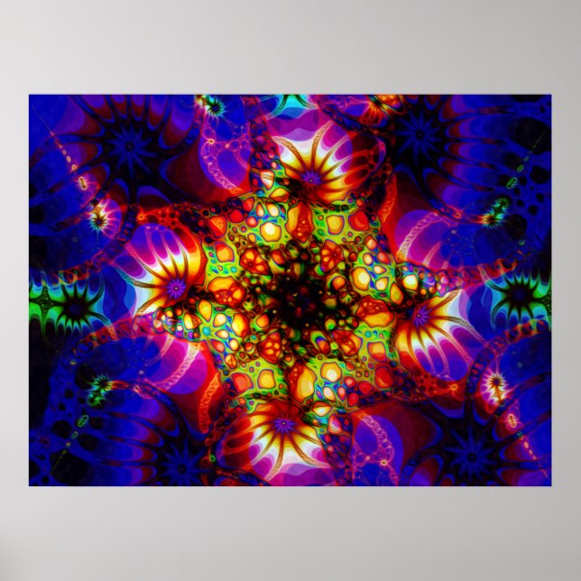 Poster Synapse déclenchée de l'esprit holographique (Devant)