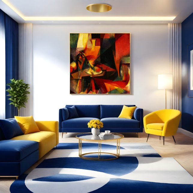 Poster Synchromie no 3, Stanton Wright (1917) (Créateur téléchargé)