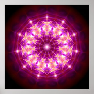 Poster Synchronicité Mandala