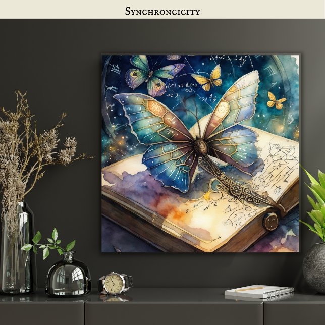 Poster Synchronicité Mysticisme incarné Spiritualité (Créateur téléchargé)