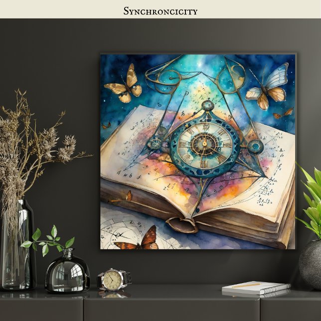 Poster Synchronicité Mysticisme incarné Spiritualité (Créateur téléchargé)