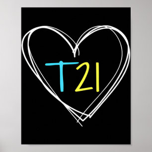 Poster Syndrome de Down T21 Sensibilisation des femmes ay