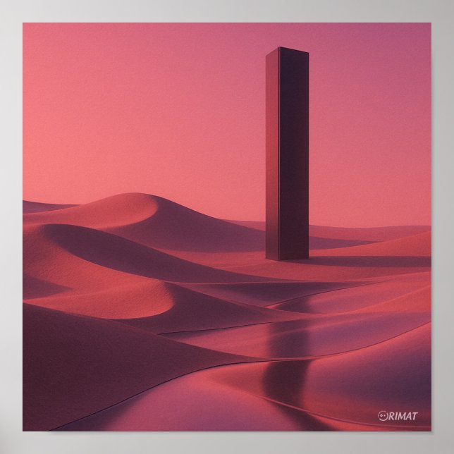 Poster Synthetic Dunes (Devant)